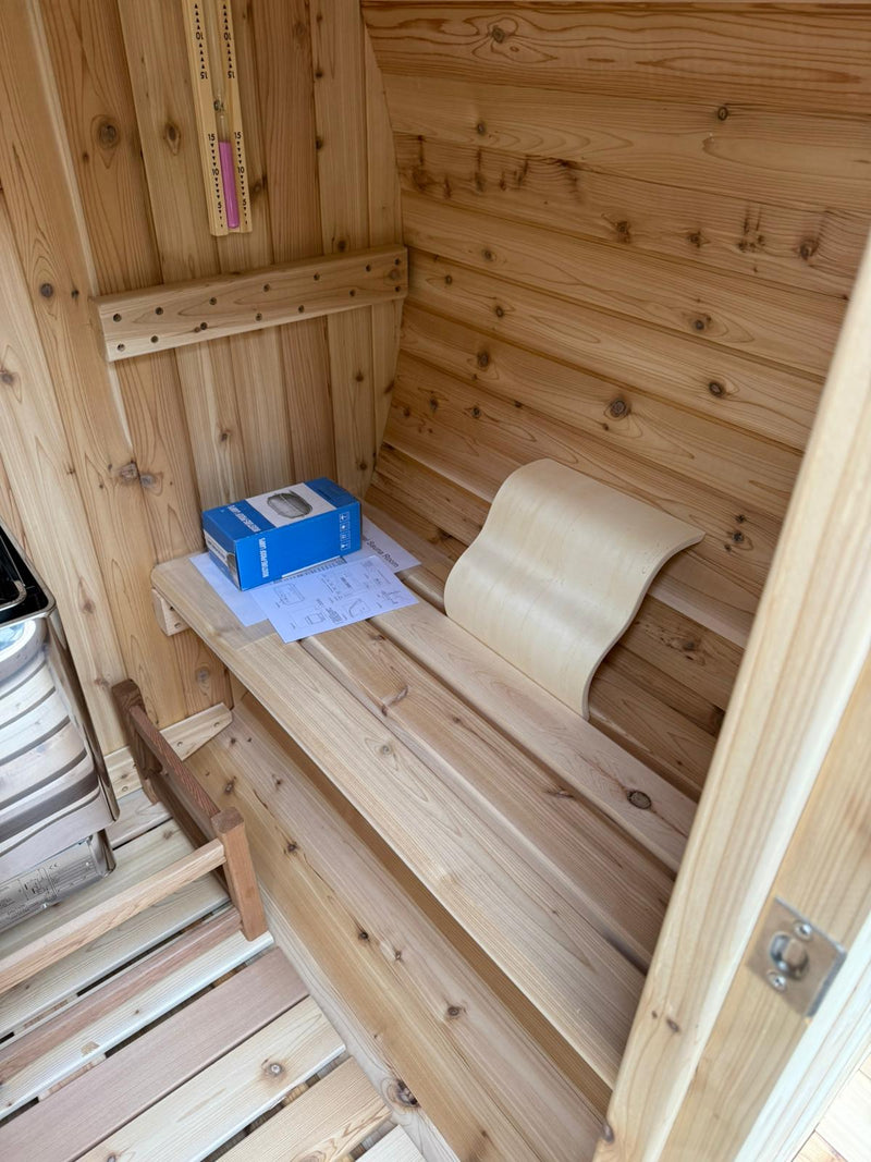 Barrel Sauna 4 ft. - Rustic