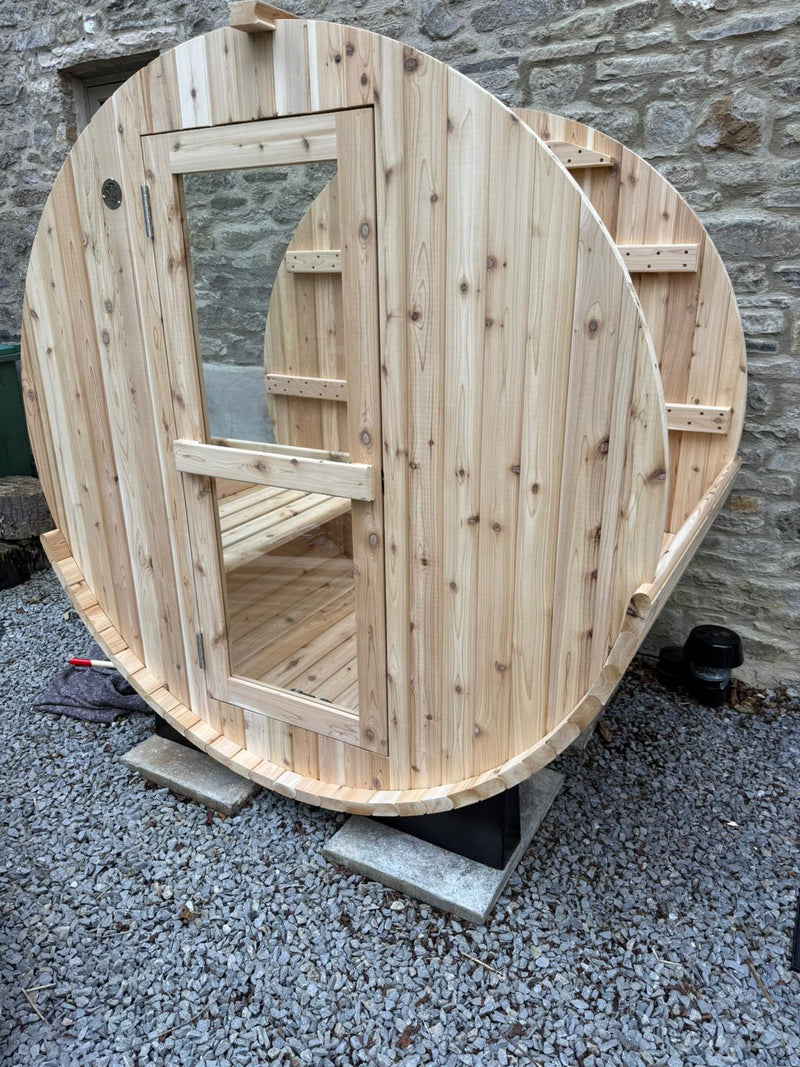 Barrel Sauna 4 ft. - Rustic