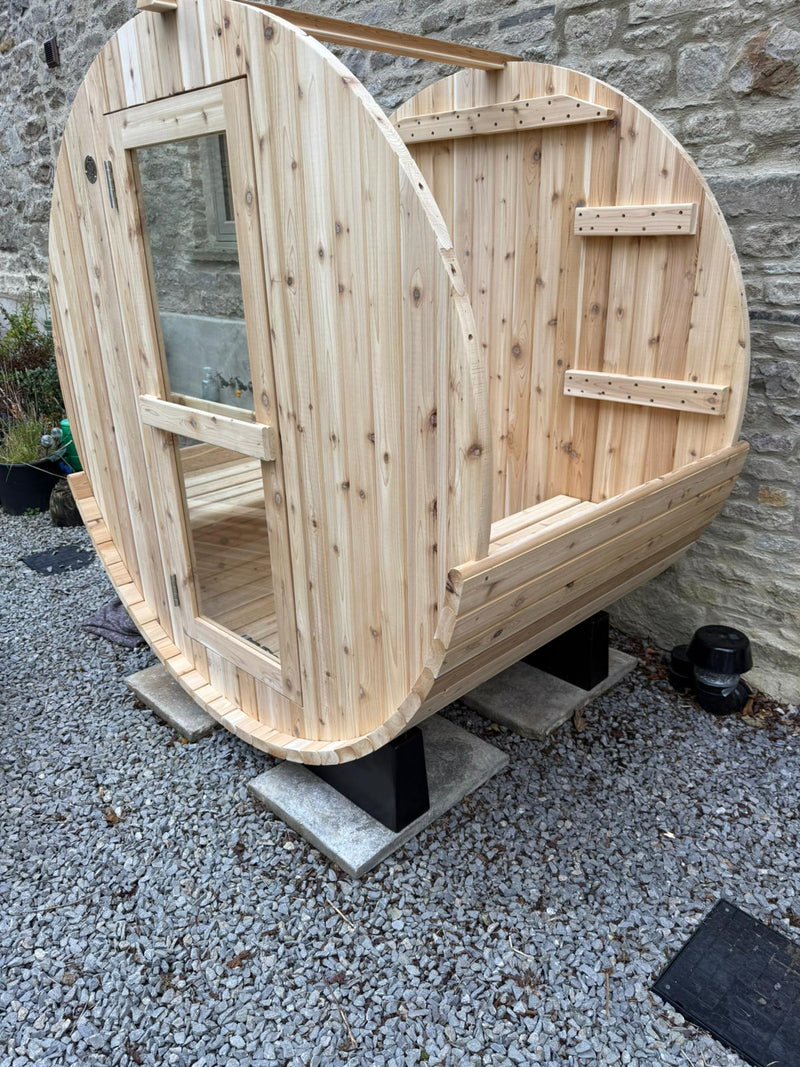 Barrel Sauna 4 ft. - Rustic