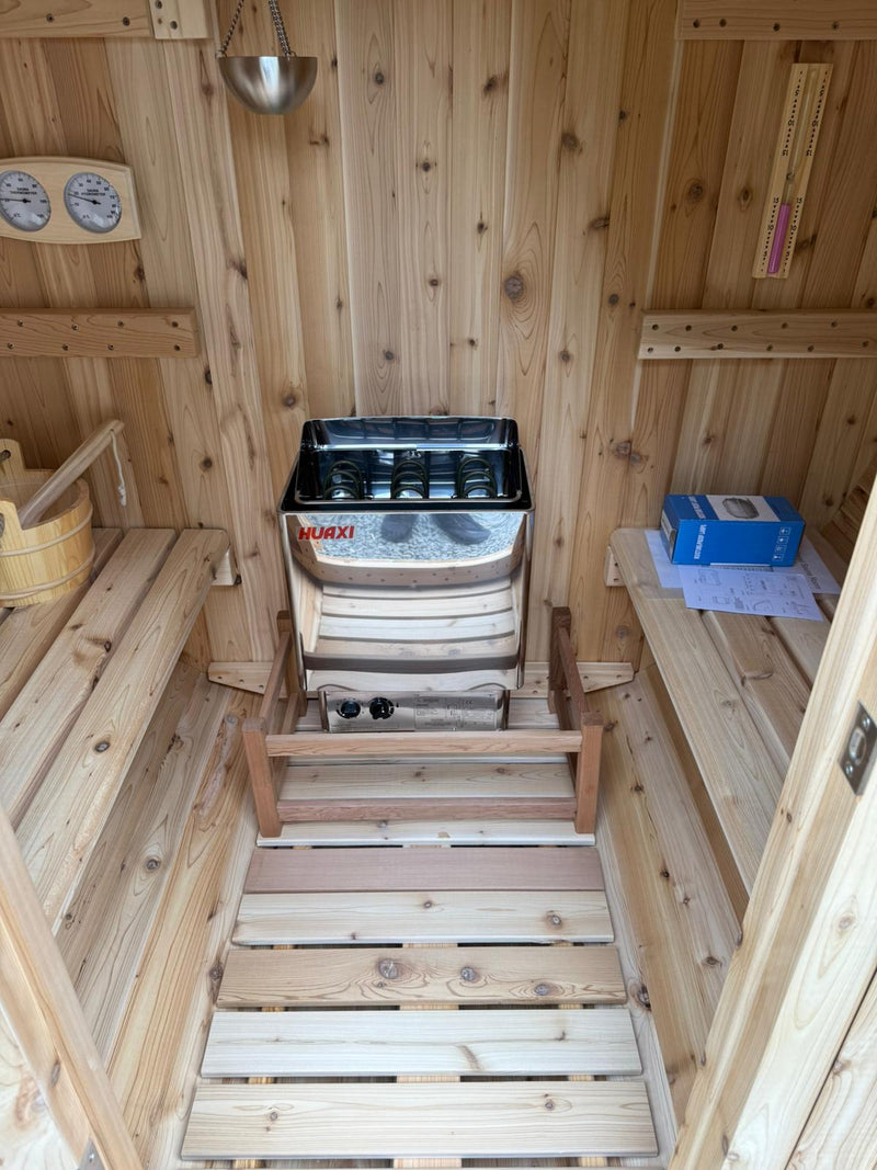 Barrel Sauna 4 ft. - Rustic