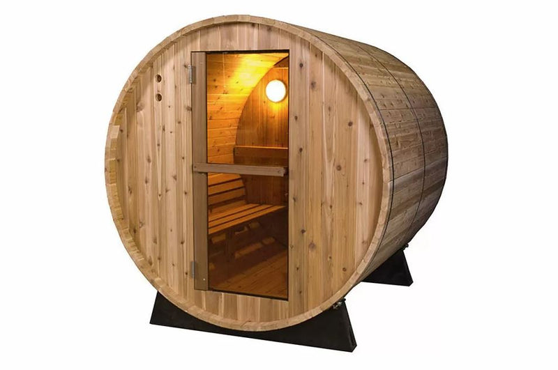 Barrel Sauna 4 ft. - Rustic