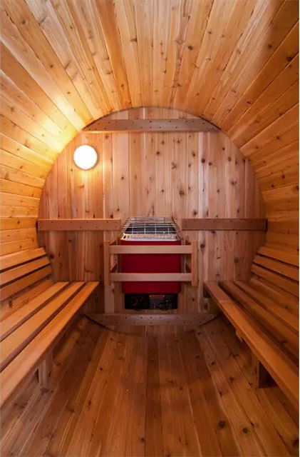 Barrel Sauna 4 ft. - Rustic