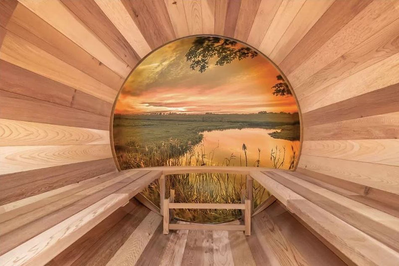 Barrel Sauna Panorama 2400