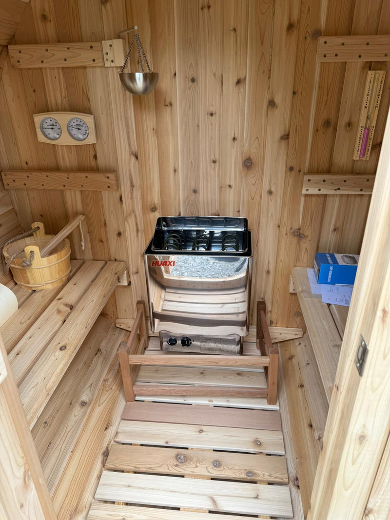 Barrel Sauna 4 ft. - Rustic