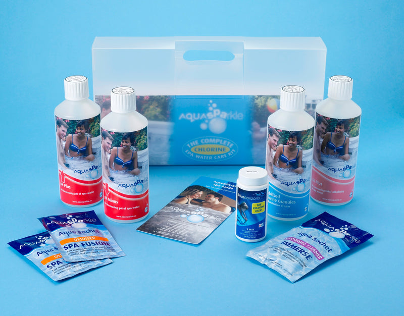 AquaSparkle Complete Spa Starter Kit - Chlorine