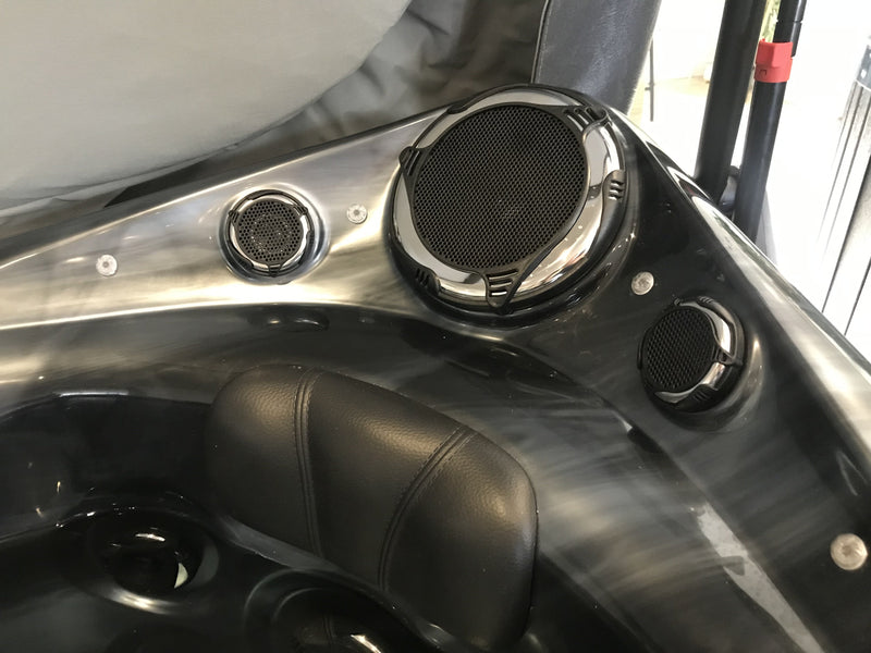 Dynasty Hot Tub Speaker Cover Grills (Stainless)