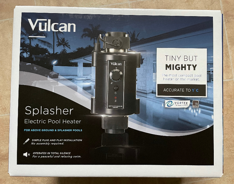 Pool Magic Slpasher VULCAN NANO SPLASHER ALL TITANIUM POOL HEATER 3KW